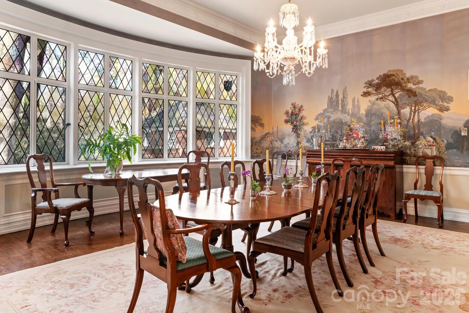 407 Vanderbilt Road Asheville, NC 28803 - Photo 9 of 48 a view of a dining room with furniture window and outside view