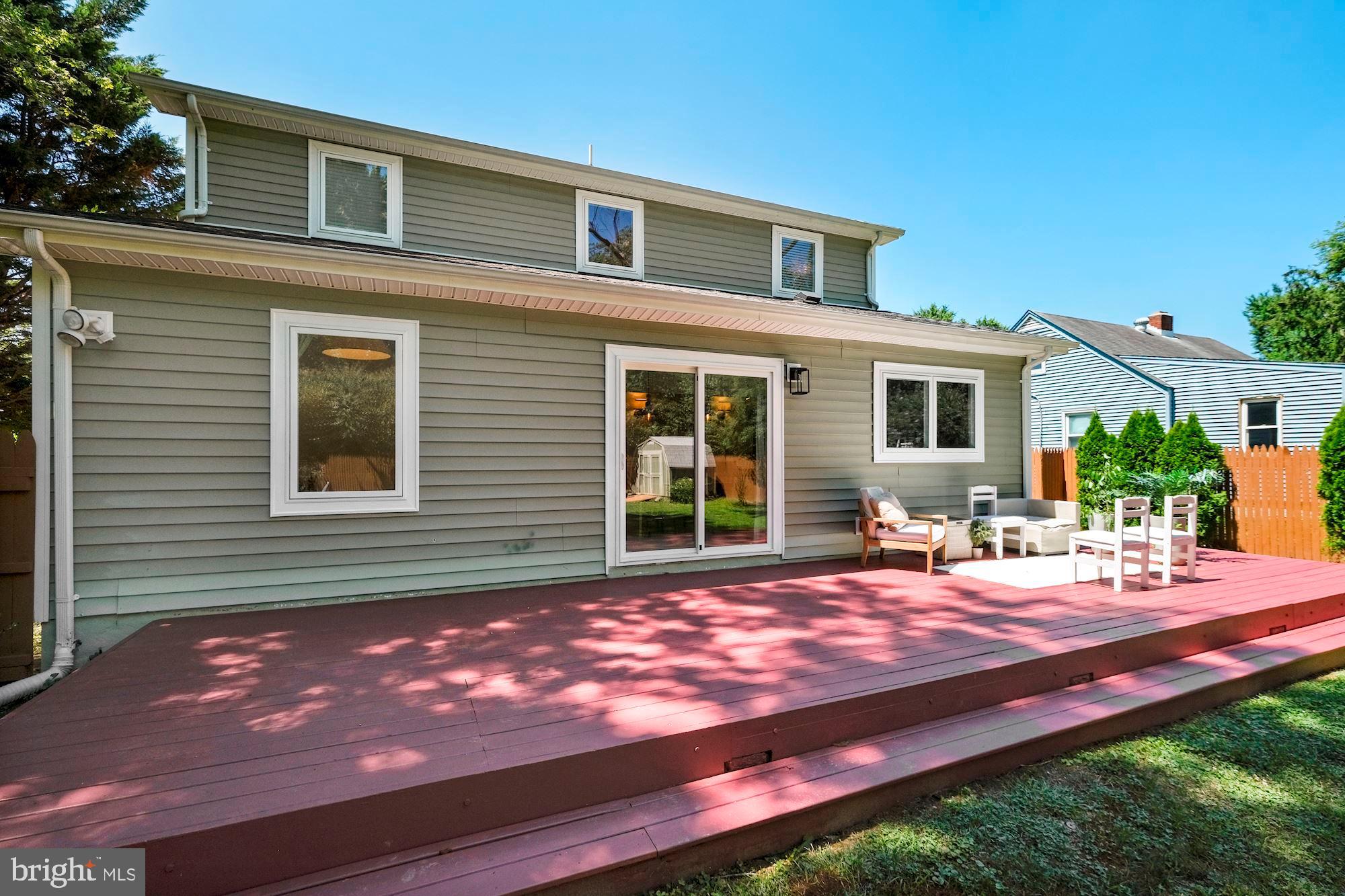 6670 Barrett Road Falls Church, VA 22042 - Photo 20 of 27 Spacious Rear Deck (1 of 2)