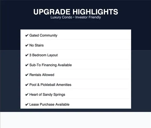 $267,000 | 6851 Roswell Road, Unit I15, Atlanta, GA 30328