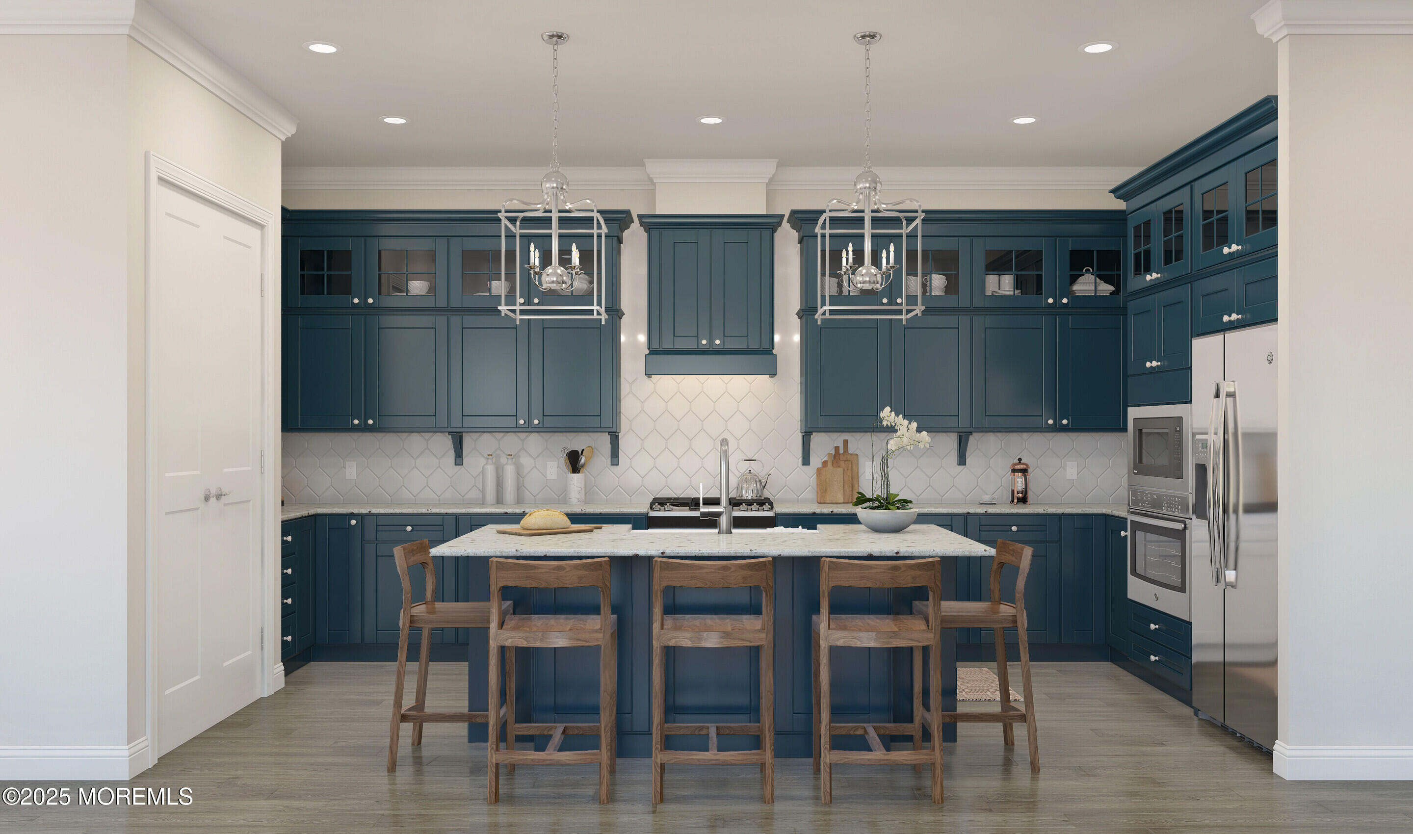176 Highway 33, Unit PALMERA Manalapan, NJ 07726 - Photo 17 of 45 a kitchen with a table and chairs in it