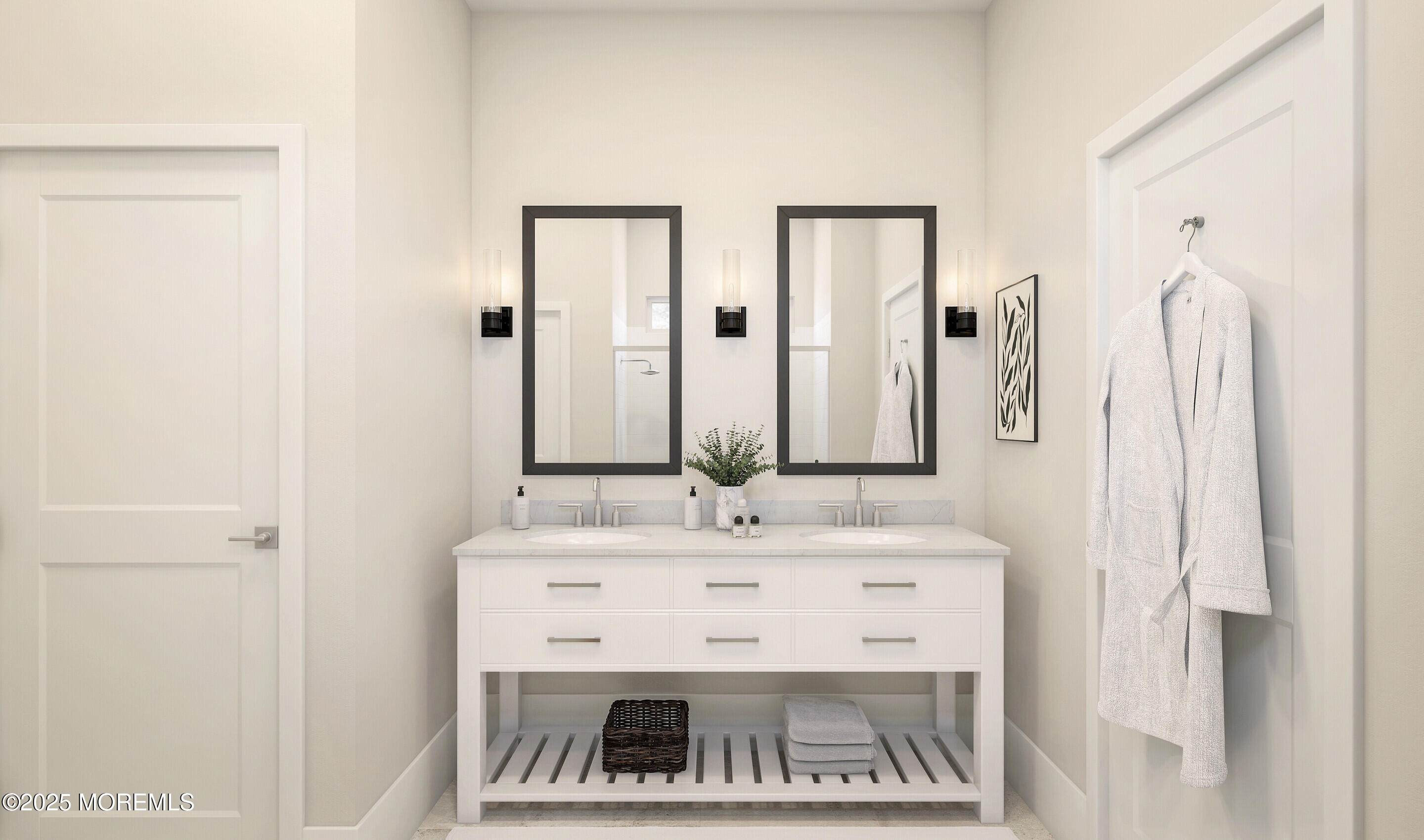 176 Highway 33, Unit PALMERA Manalapan, NJ 07726 - Photo 32 of 45 a bathroom with a sink and a mirror