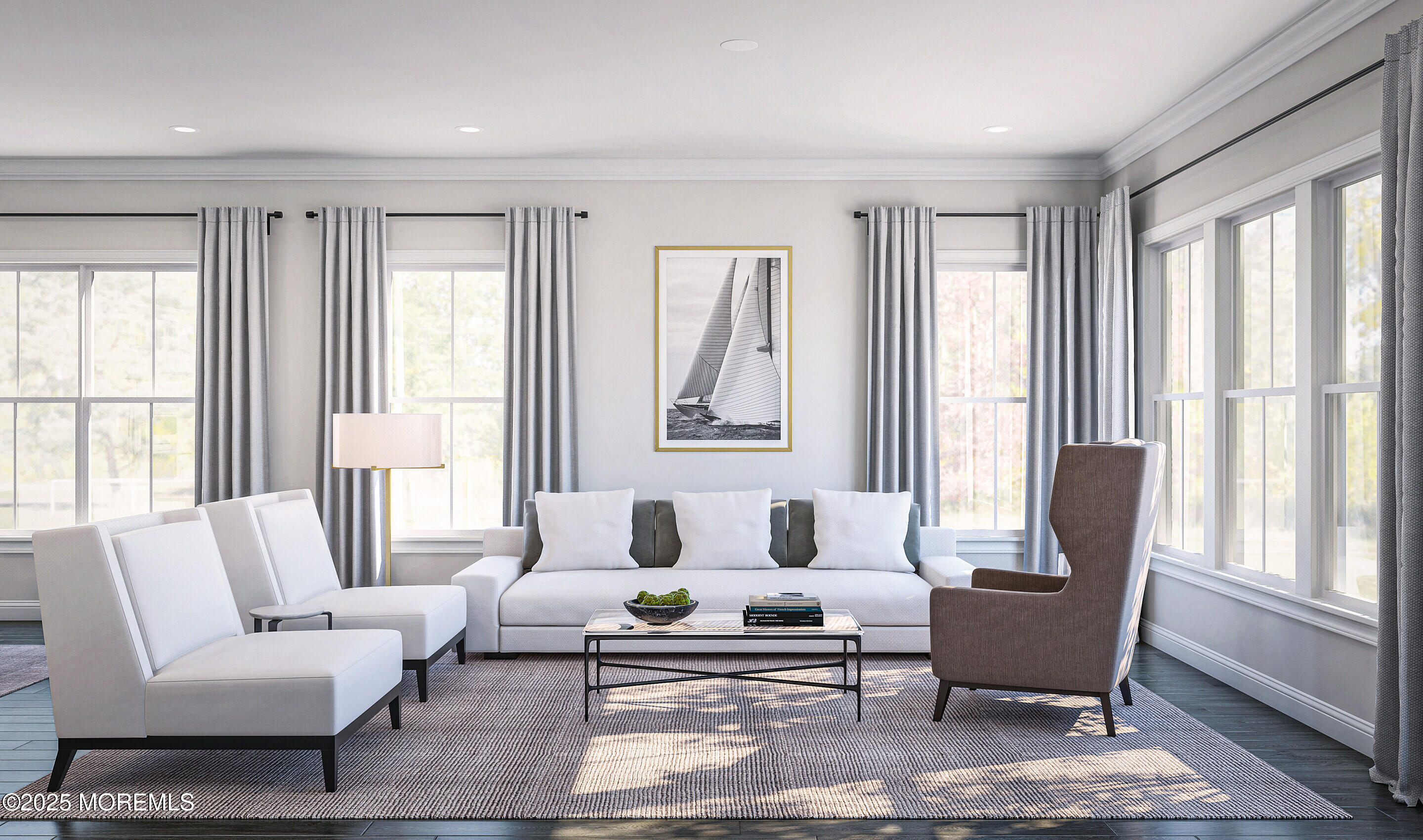 176 Highway 33, Unit PALMERA Manalapan, NJ 07726 - Photo 42 of 45 a living room with furniture and a large window