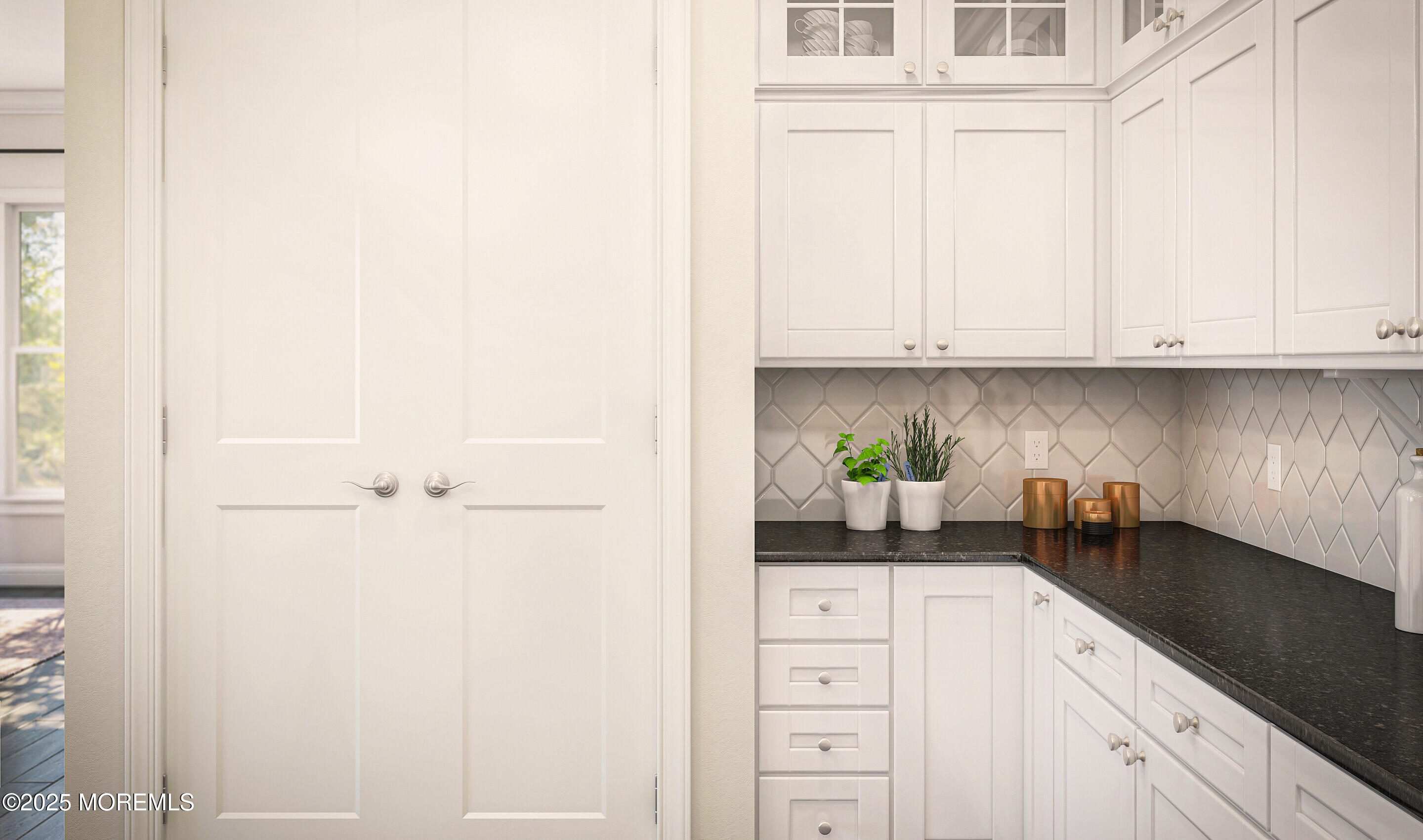 176 Highway 33, Unit PALMERA Manalapan, NJ 07726 - Photo 43 of 45 a kitchen with white cabinets and a sink