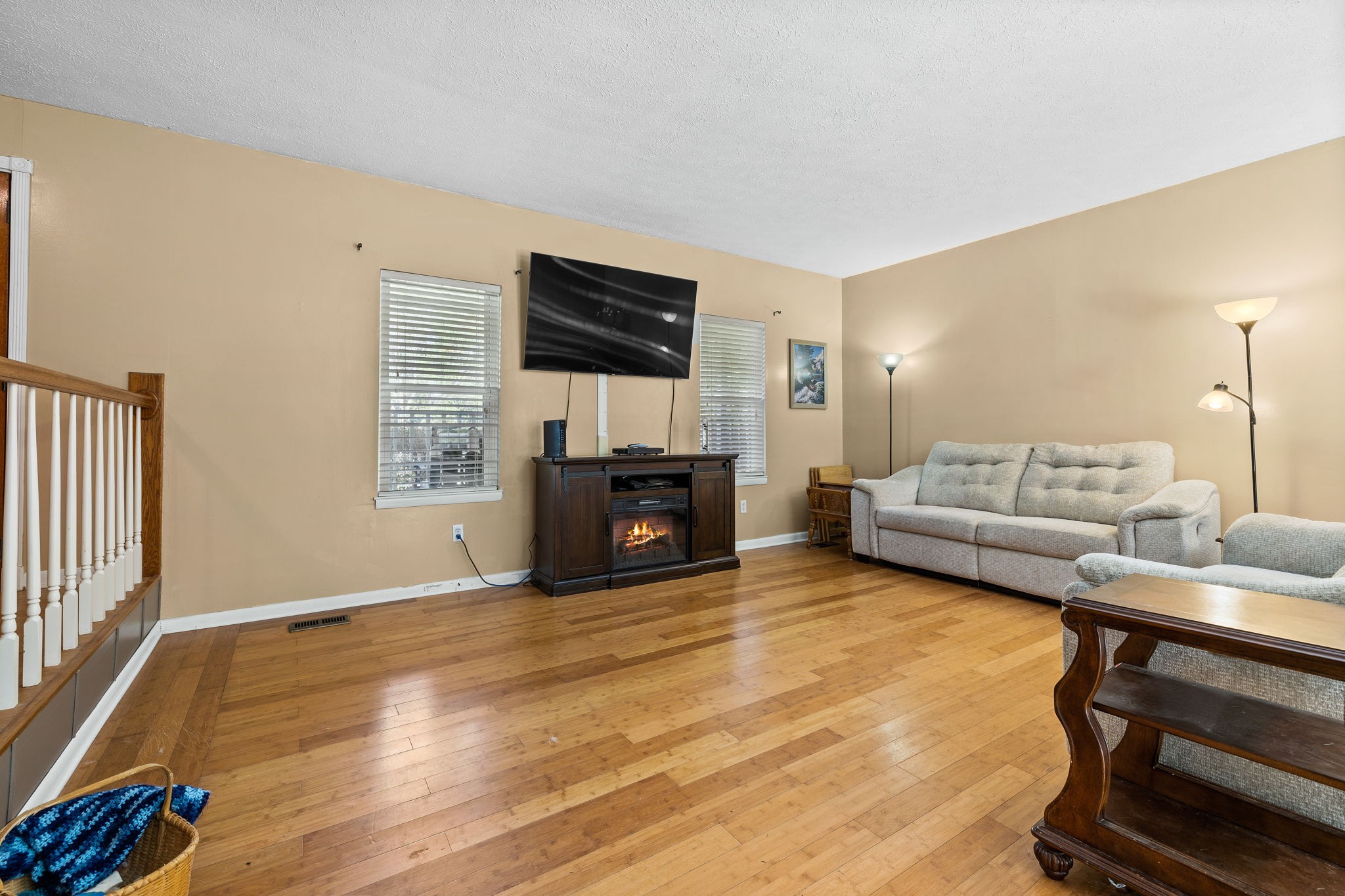 1165 Manley Loop Dickson, TN 37055 - Photo 7 of 29 a living room with furniture and a flat screen tv