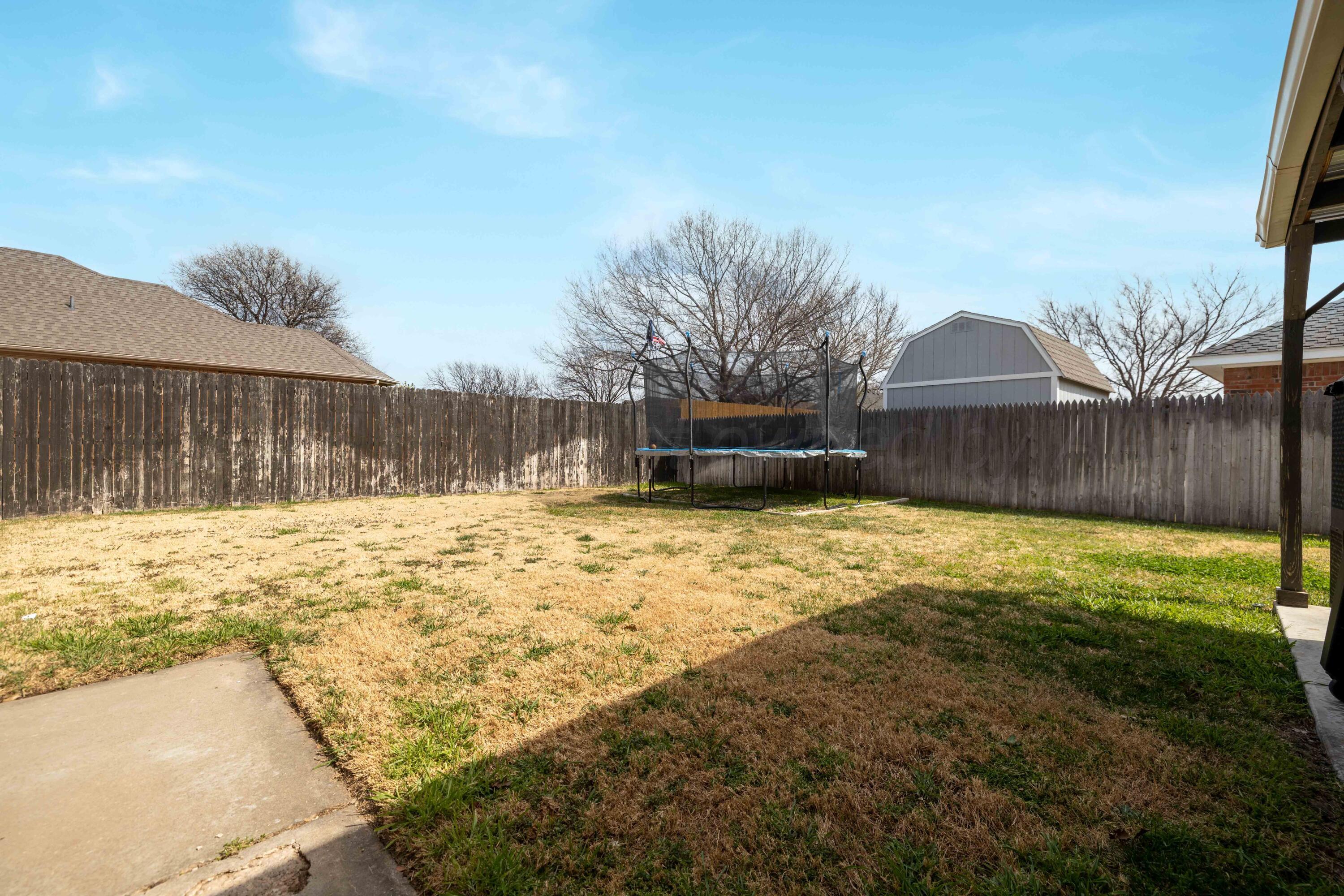 3509 Timber Drive Amarillo, TX 79121 - Photo 32 of 35 a view of back yard of the house