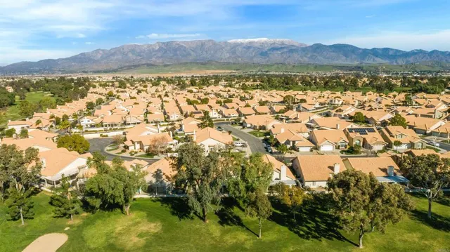 a view of lake and mountain