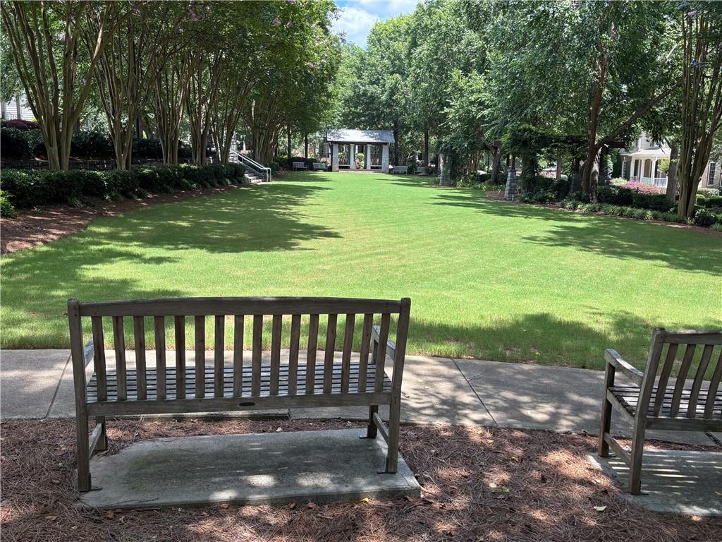 932 Manor Parc Drive Decatur, GA 30033 - Photo 33 of 38 a view of a wooden deck with a yard