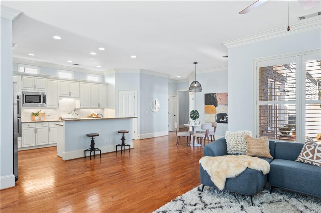 932 Manor Parc Drive Decatur, GA 30033 - Photo 6 of 38 a living room with furniture and a large window