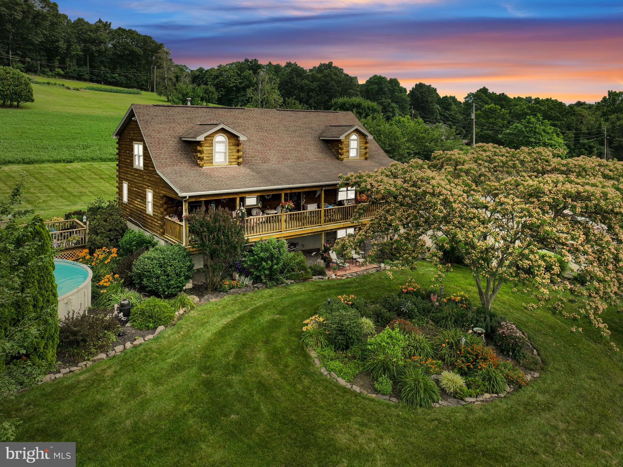 1105 Ridge Road Halifax, PA 17032 - Photo 1 of 61 a view of a big yard with potted plants and mountain view