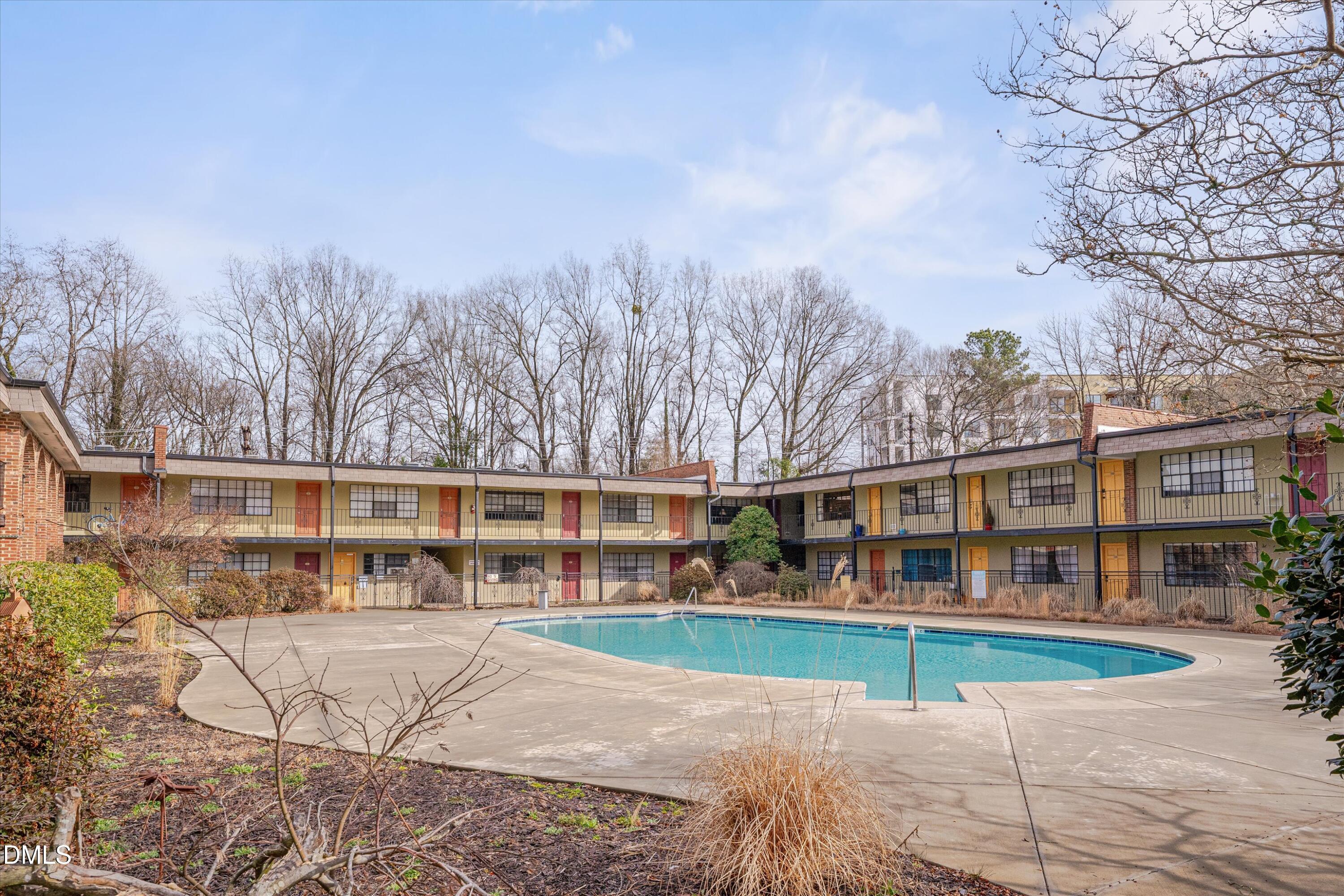807 West Trinity Avenue, Unit 130 Durham, NC 27701 - Photo 33 of 44 front view of a house with a yard