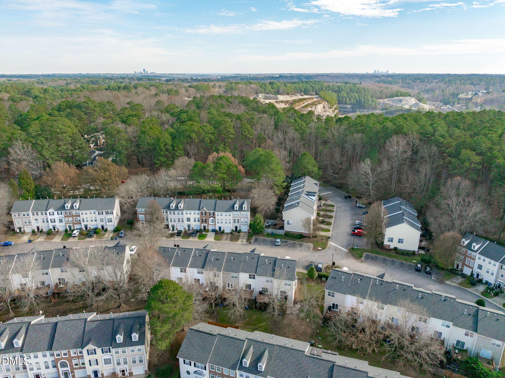 5505 Crabtree Park Court Raleigh, NC 27612 - Photo 28 of 30 an aerial view of a house with a garden view