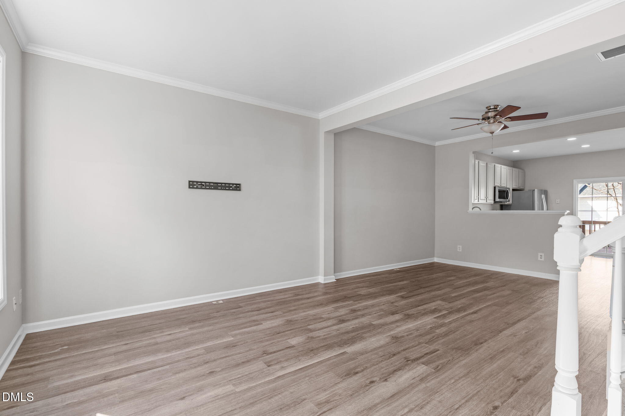 5505 Crabtree Park Court Raleigh, NC 27612 - Photo 6 of 30 a view of empty room with wooden floor
