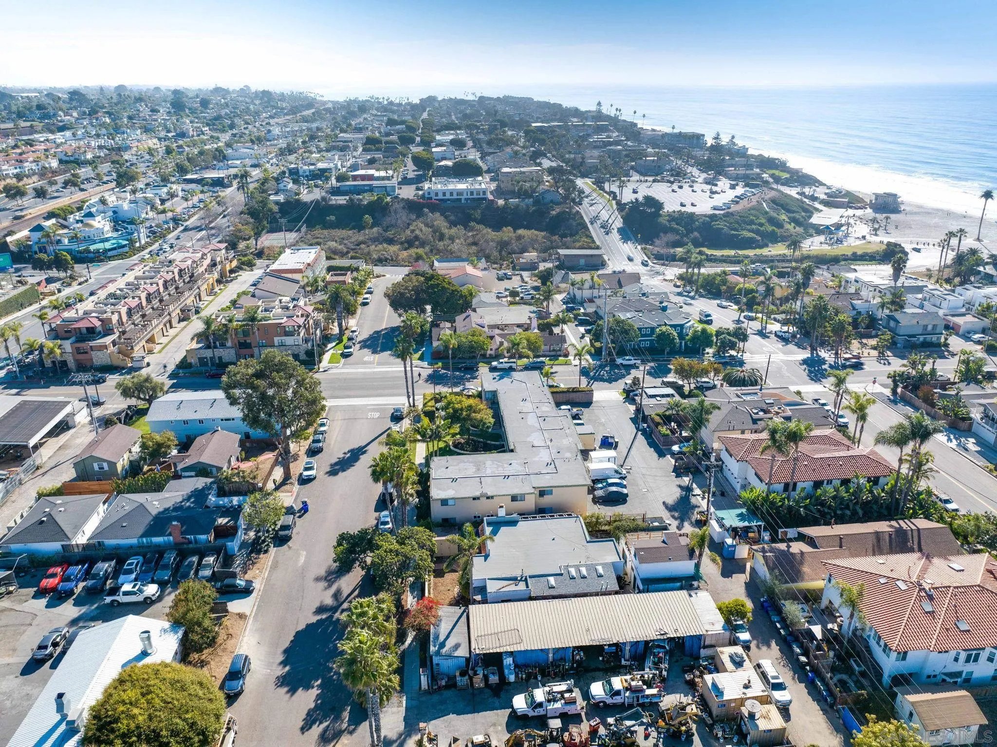 210 A Street, Unit 11 Encinitas, CA 92024 - Photo 24 of 49 an aerial view of residential houses with city view