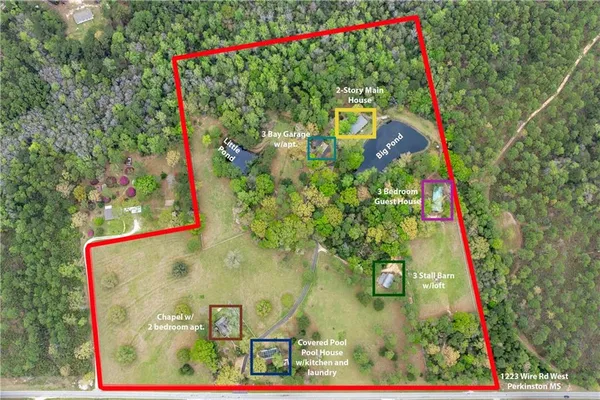 $2,400,000 | 1223 Wire Road West, Perkinston, MS 39573