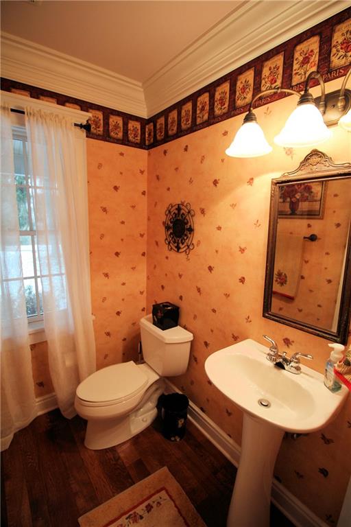 156 Ridgewood Road Coraopolis, PA 15108 - Photo 14 of 25 First floor powder room located off the entry!