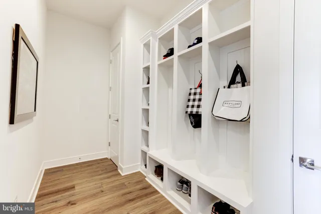 a view of front door with hallway