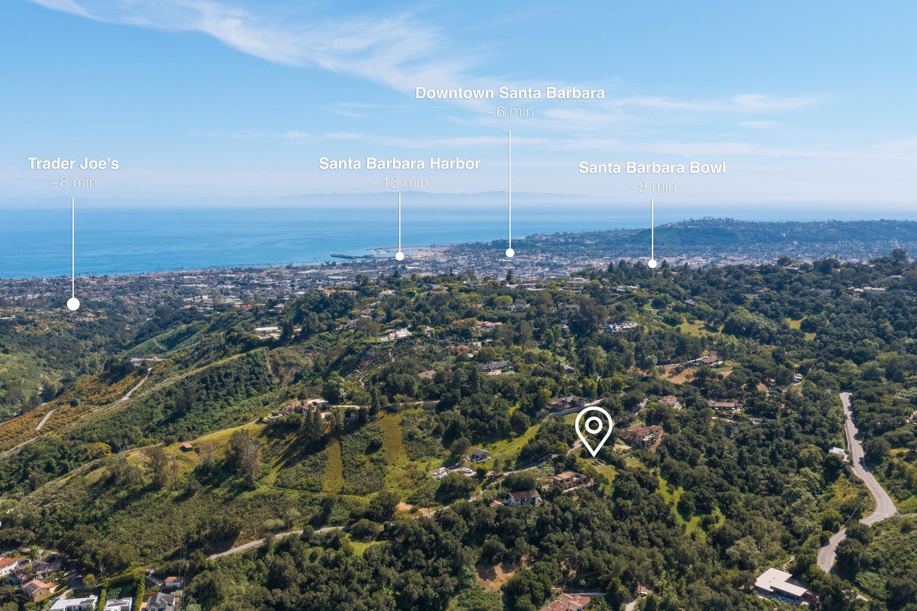 225 Conejo Road Santa Barbara, CA 93103 - Photo 11 of 13 an aerial view of multiple house