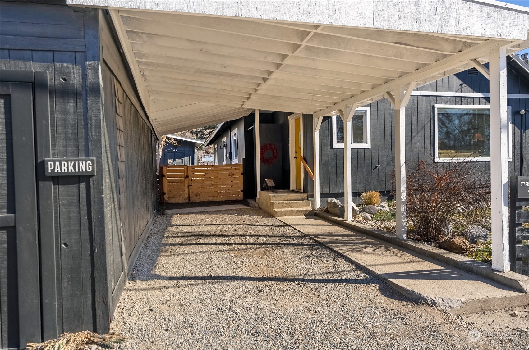 238 Castle Avenue Winthrop, WA 98862 - Photo 36 of 40 a front view of a house with a yard