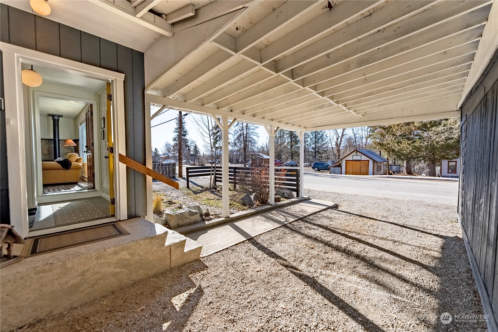 238 Castle Avenue Winthrop, WA 98862 - Photo 37 of 40 a view of a backyard