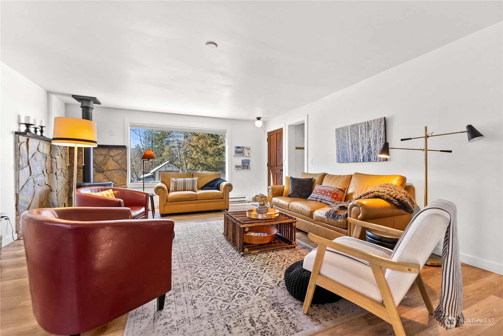 238 Castle Avenue Winthrop, WA 98862 - Photo 4 of 40 a bedroom with furniture and a couch