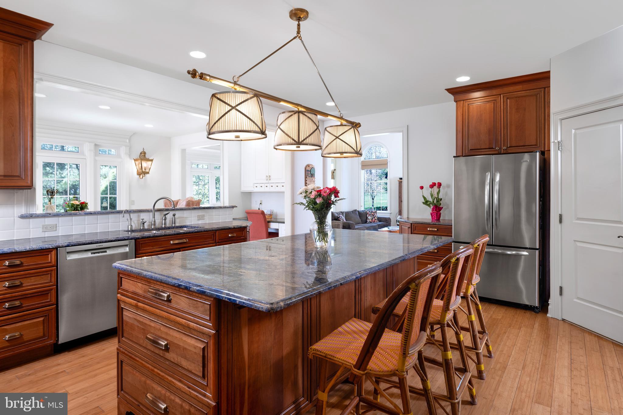 2 Coldstream Court Skillman, NJ 08558 - Photo 9 of 36 Kitchen view to Breakfast and Sunroom