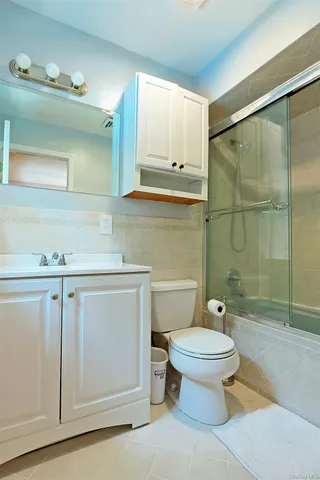 a living room with rug