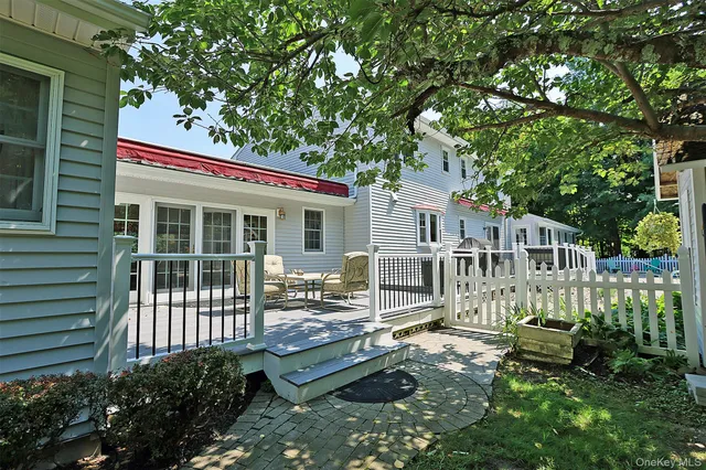 a house view with a sitting space