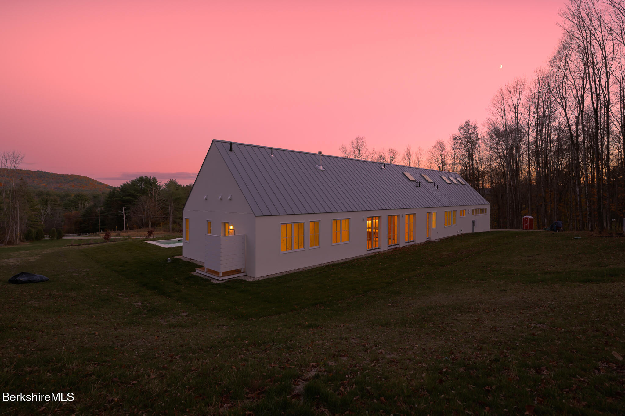 21 A Interlaken Road Stockbridge, MA 01266 - Photo 41 of 41 Exterior Evening Glow