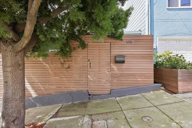 a view of door and an outdoor space