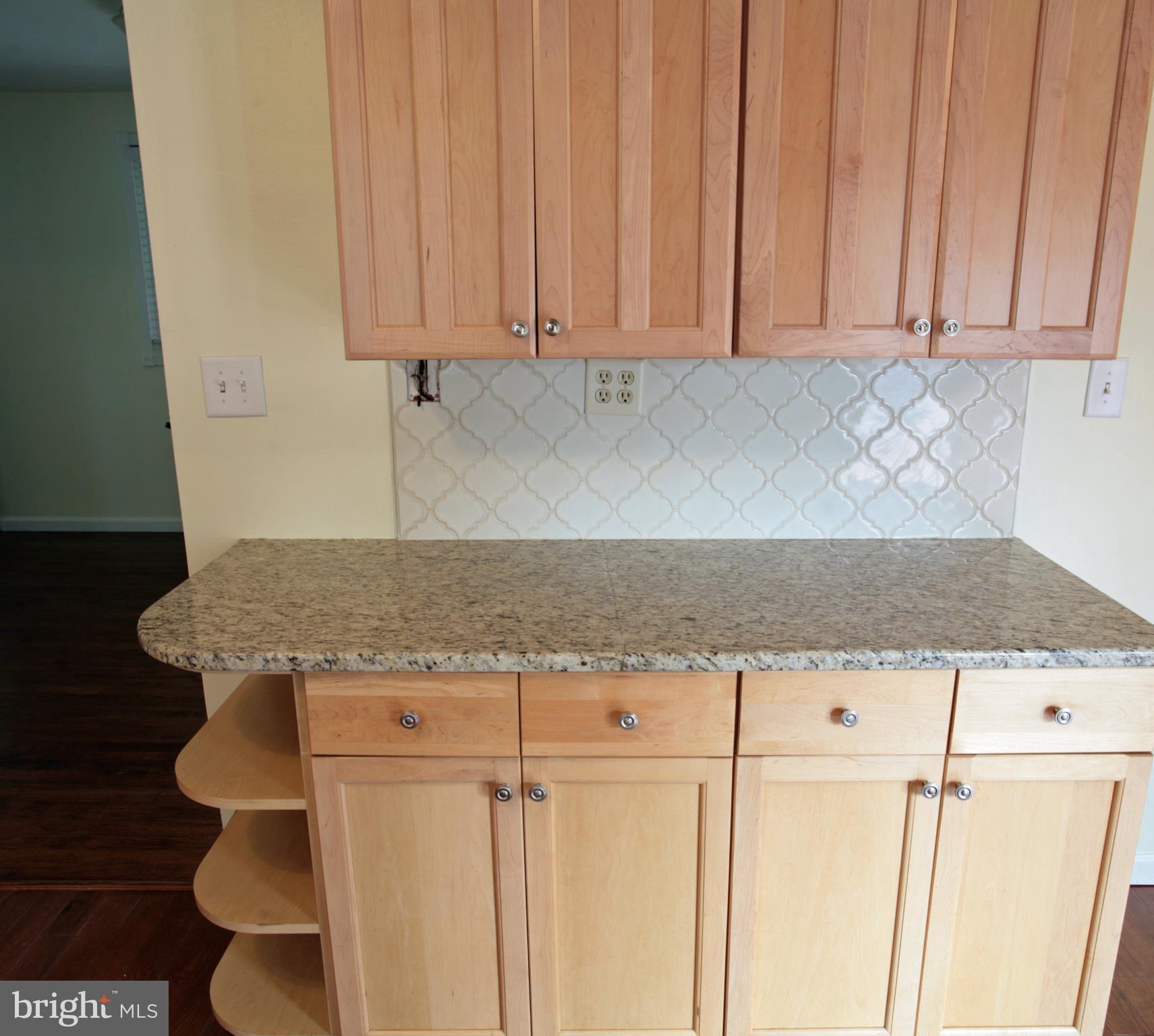 8256 WB&A Road Severn, MD 21144 - Photo 8 of 30 with Kitchen custom cabinetry w/ Granite