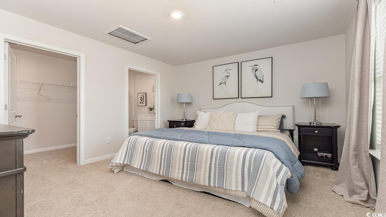 1019 St Martin Street Georgetown, SC 29440 - Photo 17 of 33 Carpeted bedroom featuring a walk in closet and recessed lighting