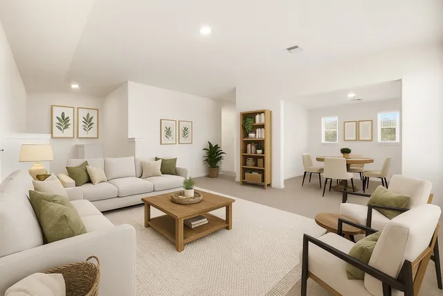 a view of an empty room