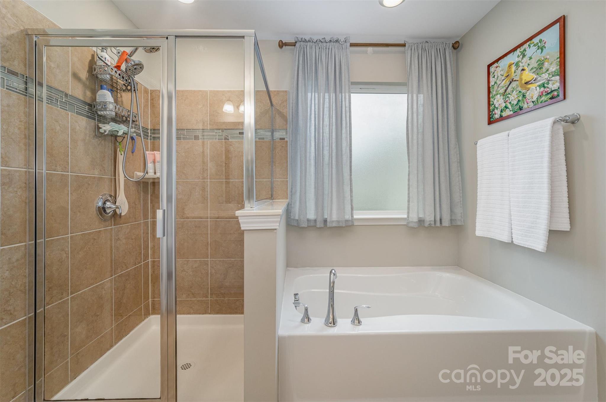 810 Braddock Way Fort Mill, SC 29715 - Photo 25 of 38 a bathroom with a bathtub and a shower