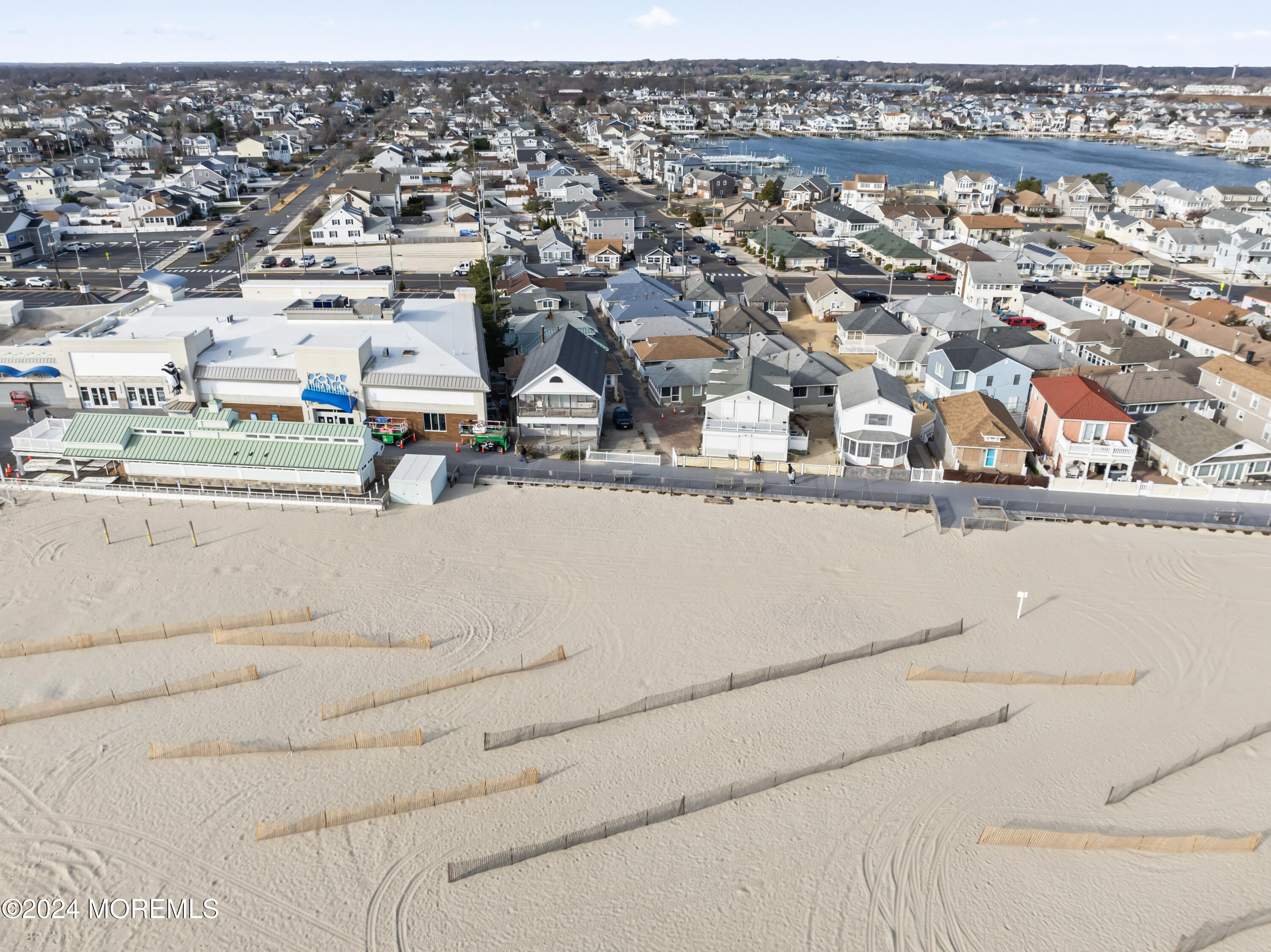 255 Boardwalk Point Pleasant Beach, NJ 08742 - Photo 31 of 34 an aerial view of residential houses with outdoor space