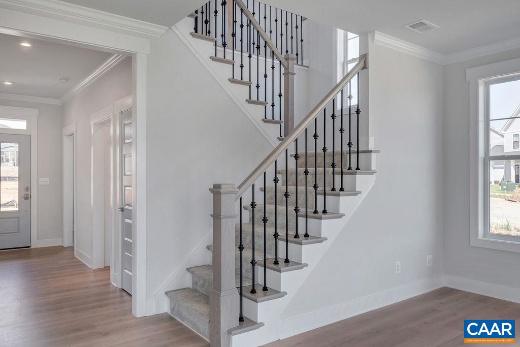 466 Claibourne Road Crozet, VA 22932 - Photo 8 of 39 a view of staircase with wooden floor and stairs