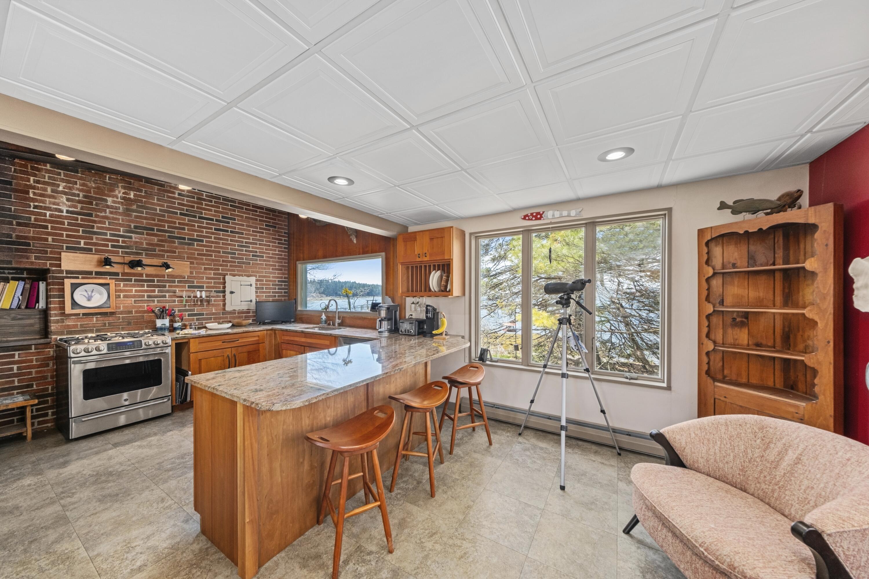 47 Teel Cove Road St. George, ME 04860 - Photo 13 of 44 kitchen /den