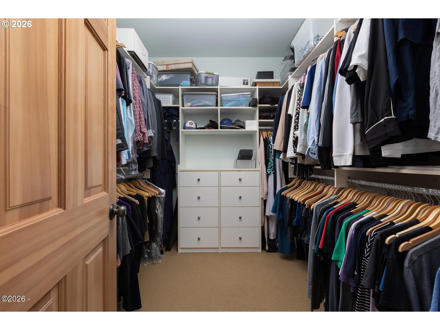 5340 Haystack Drive Neskowin, OR 97149 - Photo 21 of 48 a view of walk in closet with clothes and shoes