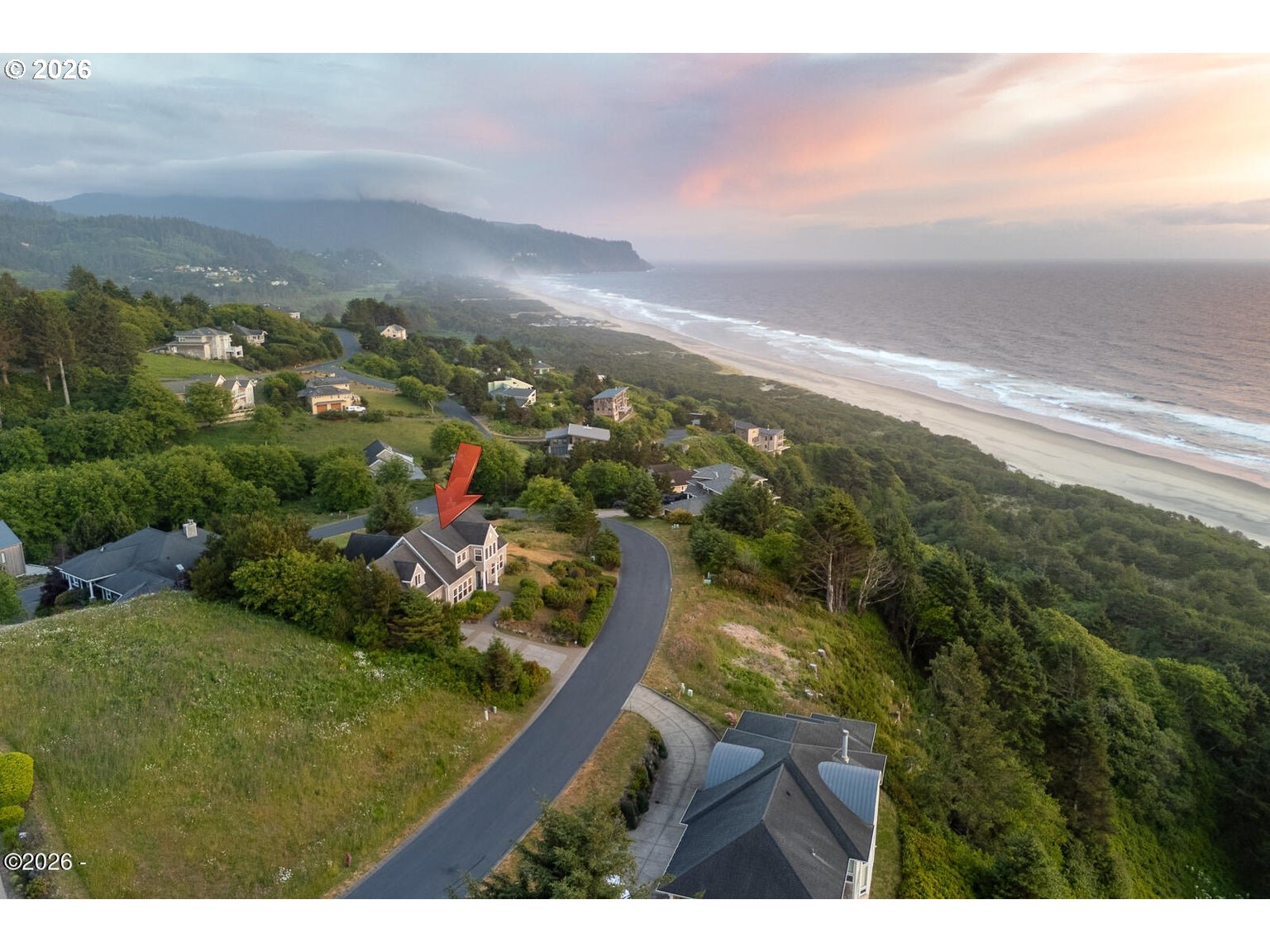 5340 Haystack Drive Neskowin, OR 97149 - Photo 40 of 48 a view of city and ocean