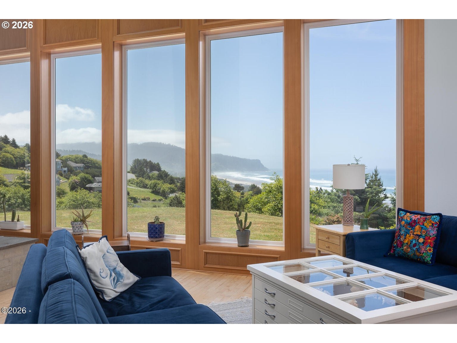5340 Haystack Drive Neskowin, OR 97149 - Photo 6 of 48 a living room with a large window