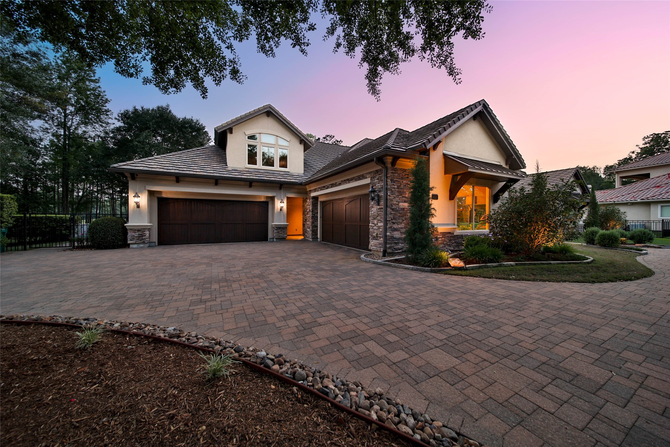 852 Eagle Pointe Montgomery, TX 77316 - Photo 2 of 48 a front view of a house with a yard and garage