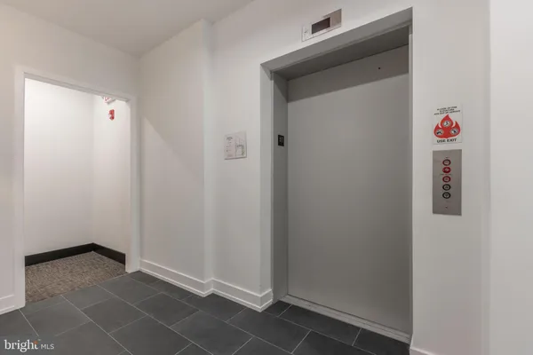 a view of an entryway door