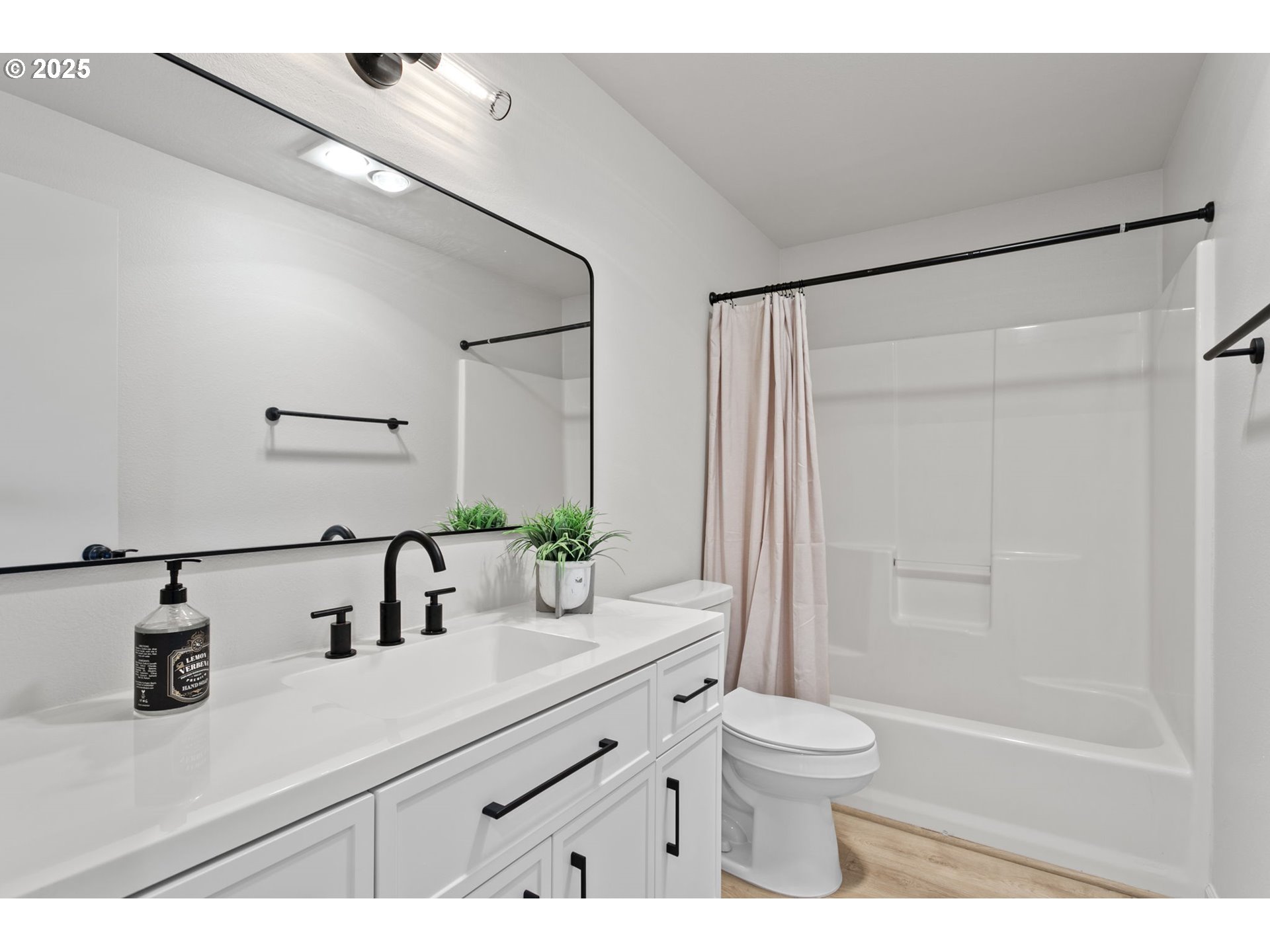 16301 Northeast 77th Circle Vancouver, WA 98682 - Photo 31 of 44 a bathroom with a sink a toilet and shower