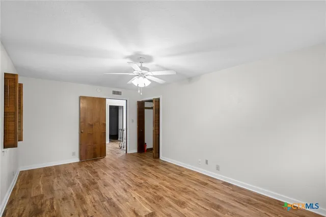wooden floor in an empty room