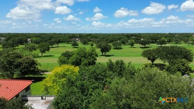 an aerial view of a houses with outdoor space and street view