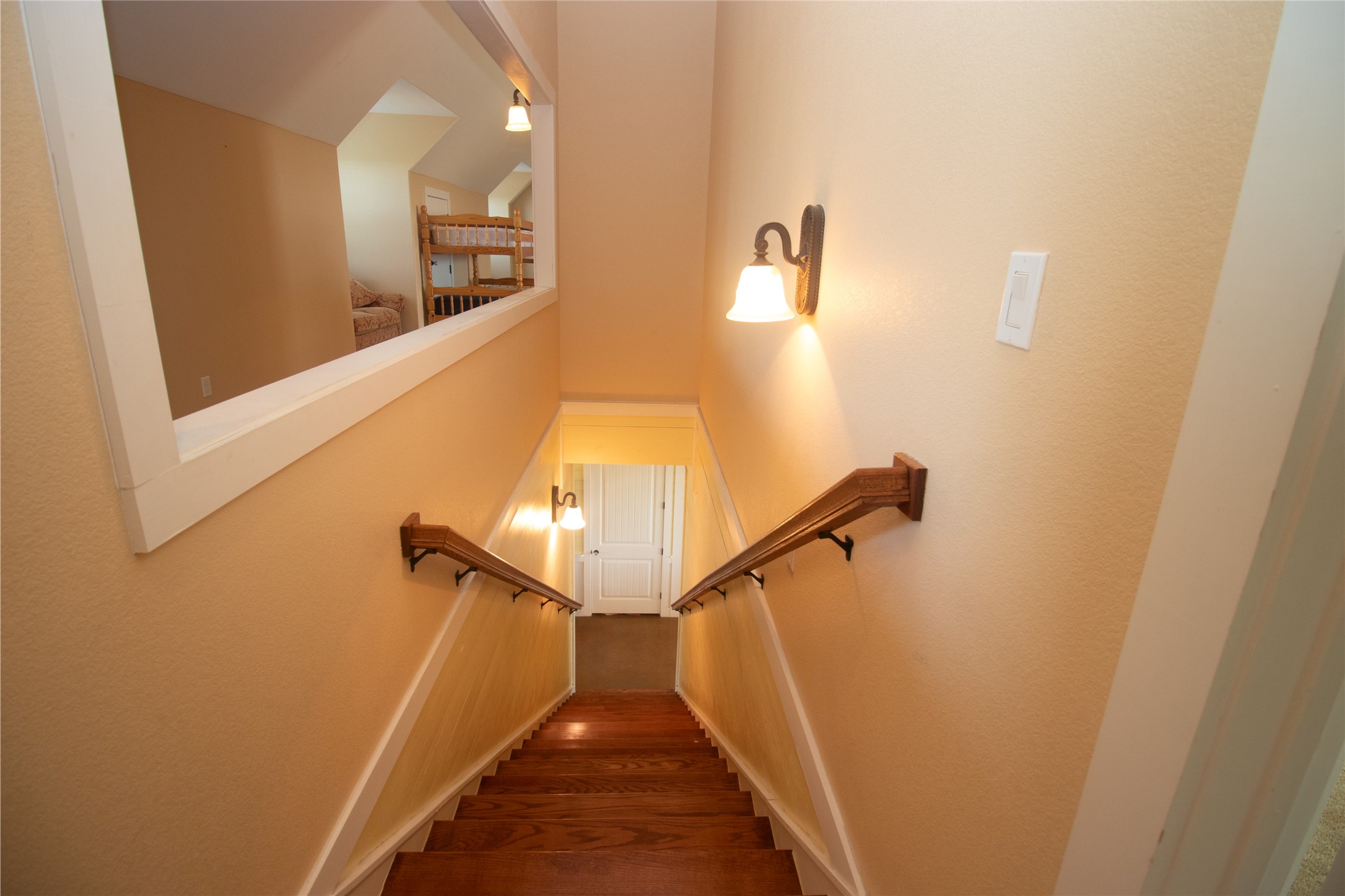 4237 County Road 330 Burnet, TX 78611 - Photo 25 of 40 Staircase featuring wood finished floors