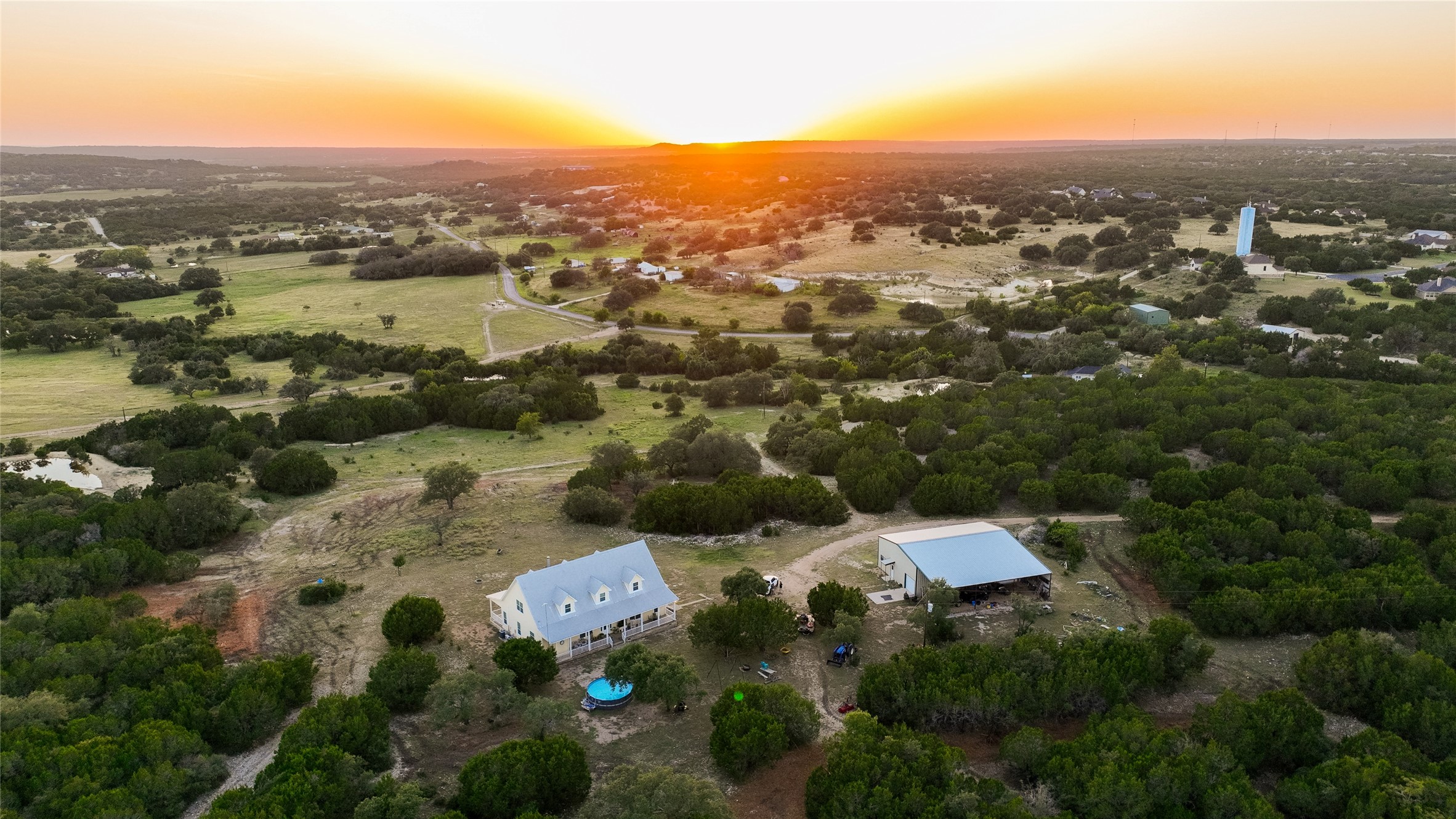4237 County Road 330 Burnet, TX 78611 - Photo 36 of 40 an aerial view of multiple house