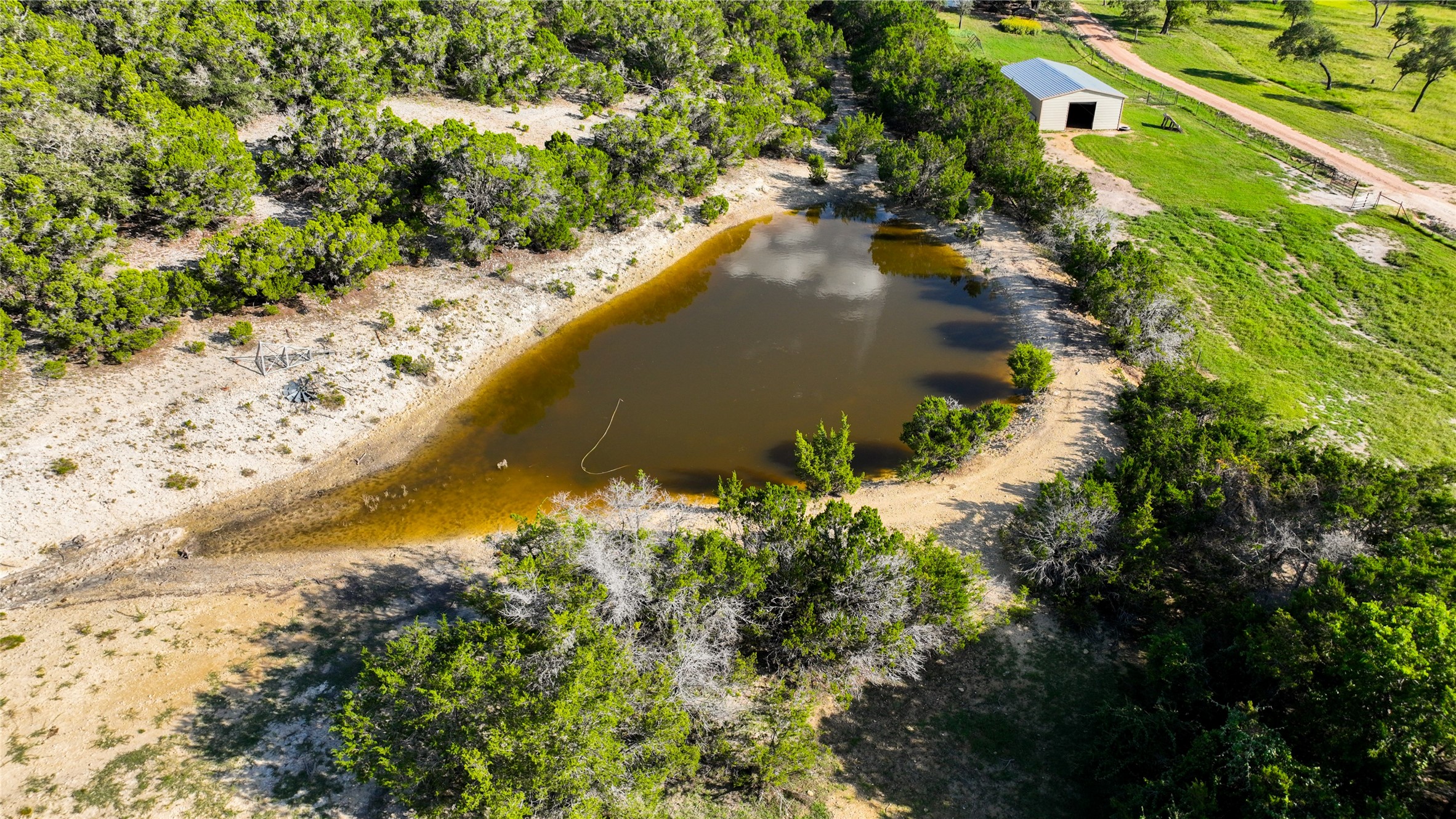 4237 County Road 330 Burnet, TX 78611 - Photo 7 of 40 Bird's eye view of a nearby body of water