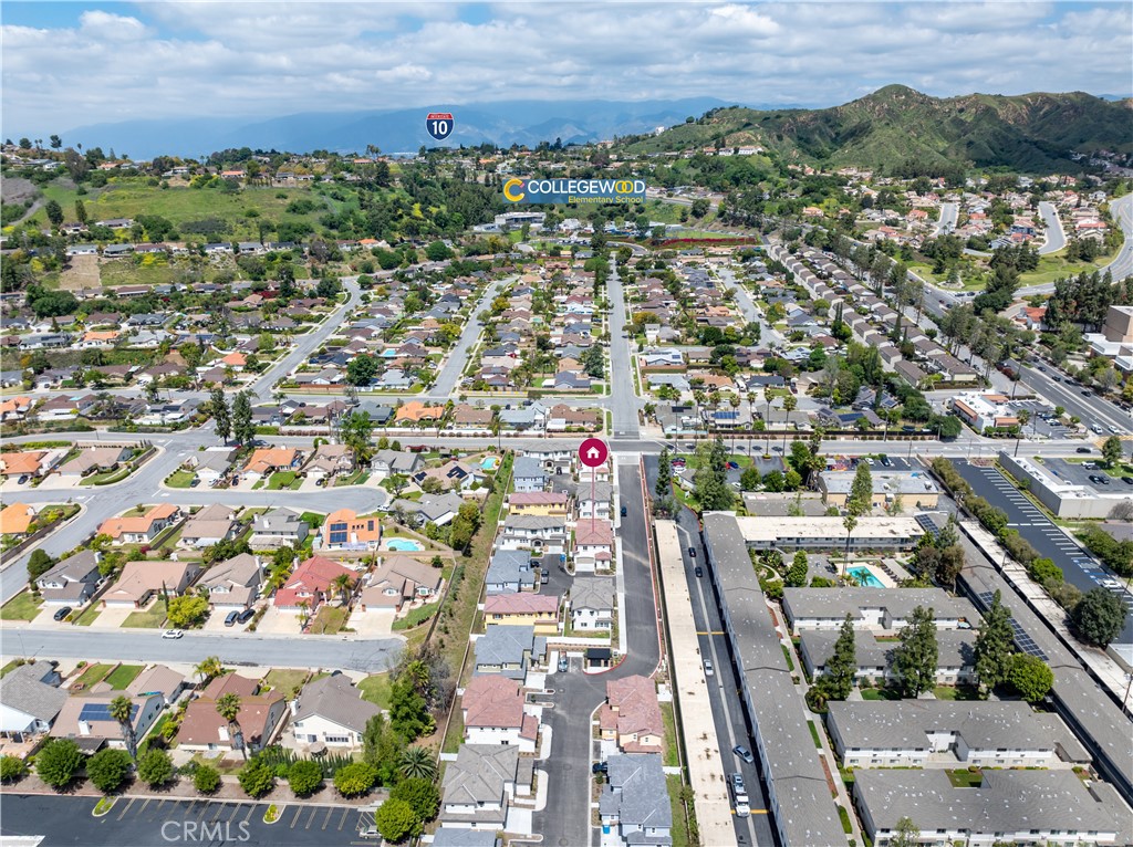 1371 Point Loma Place Walnut, CA 91789 - Photo 36 of 37 an aerial view of residential houses with city view