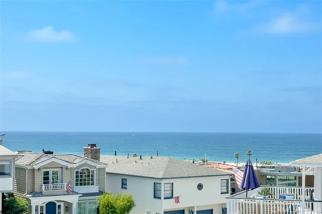 an aerial view of residential building with parking space