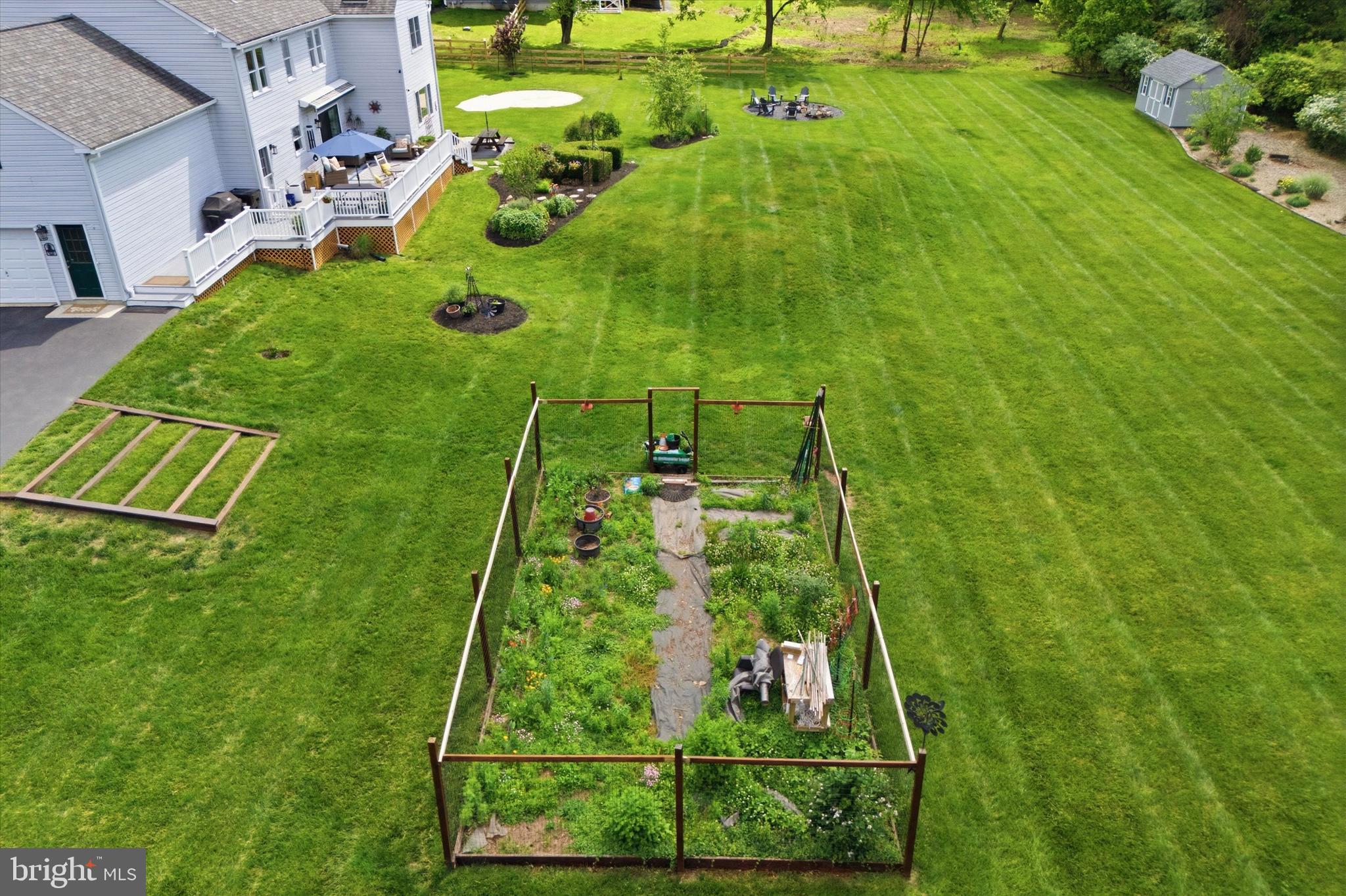 1223 Hollow Road Collegeville, PA 19426 - Photo 37 of 43 Fenced in Vegetable Garden